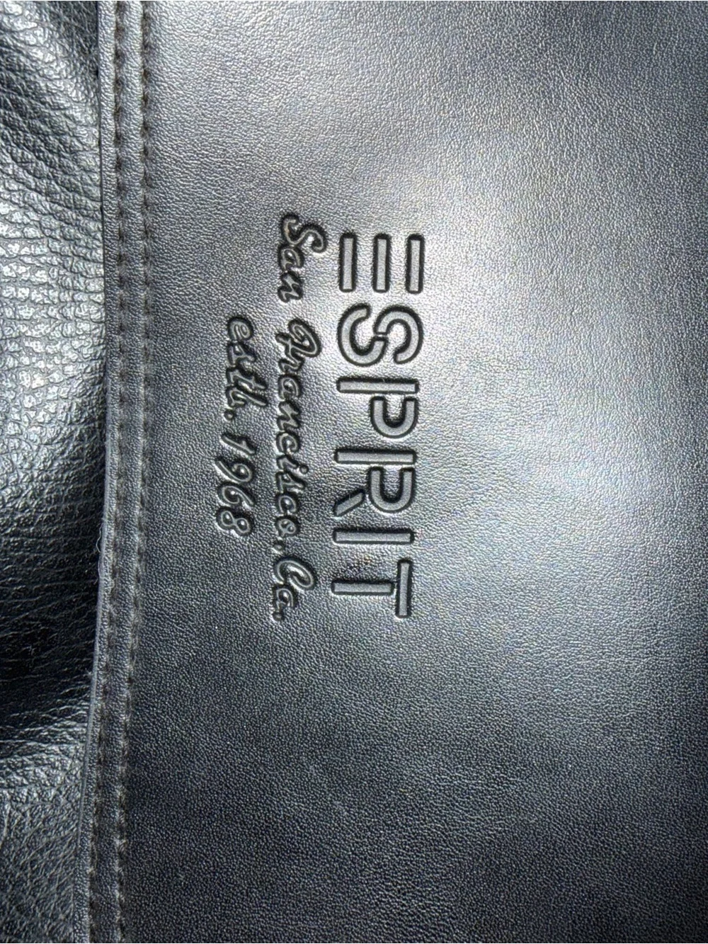 Esprit Black Leather Men's Shoulder Bag